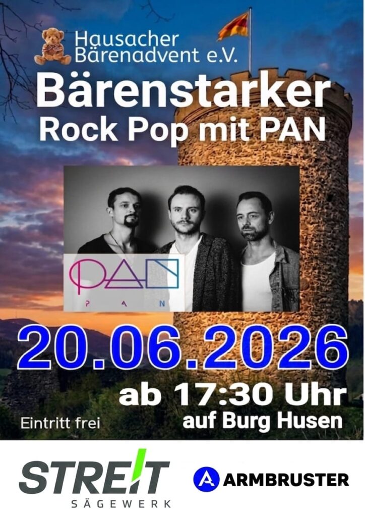 Bärenstarker Rock Pop mit PAN Bärenstarker Rock Pop mit PAN