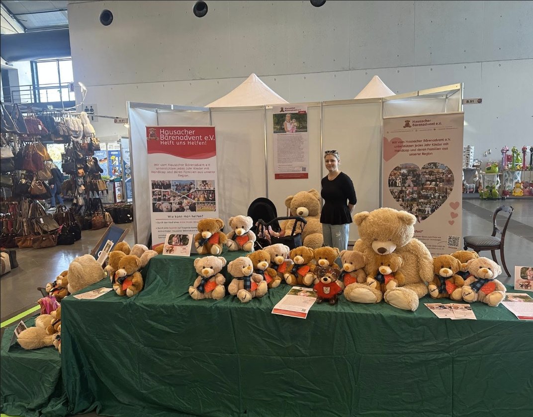 Stand des Hausacher Bärenadvents auf der Offerta Karlsruhe